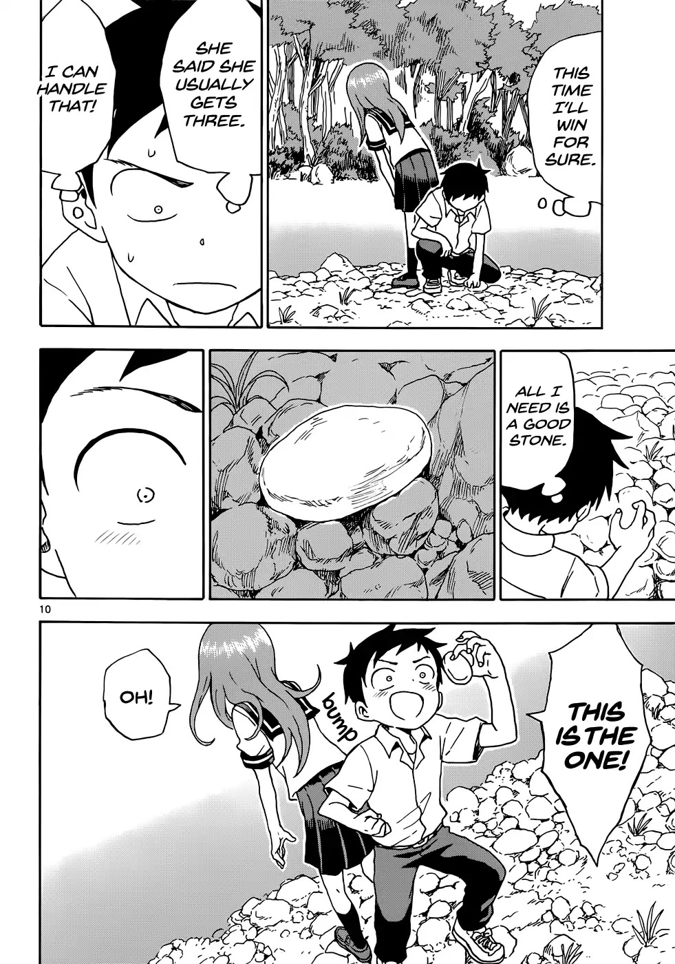 Karakai Jouzu no Takagi-san Chapter 64 page 10 - Chapter 64: Stone Skipping