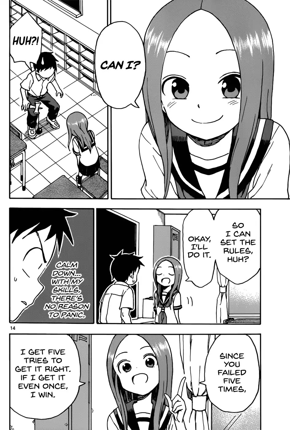 Karakai Jouzu no Takagi-san Chapter 65 page 14 - Chapter 65: Kendama