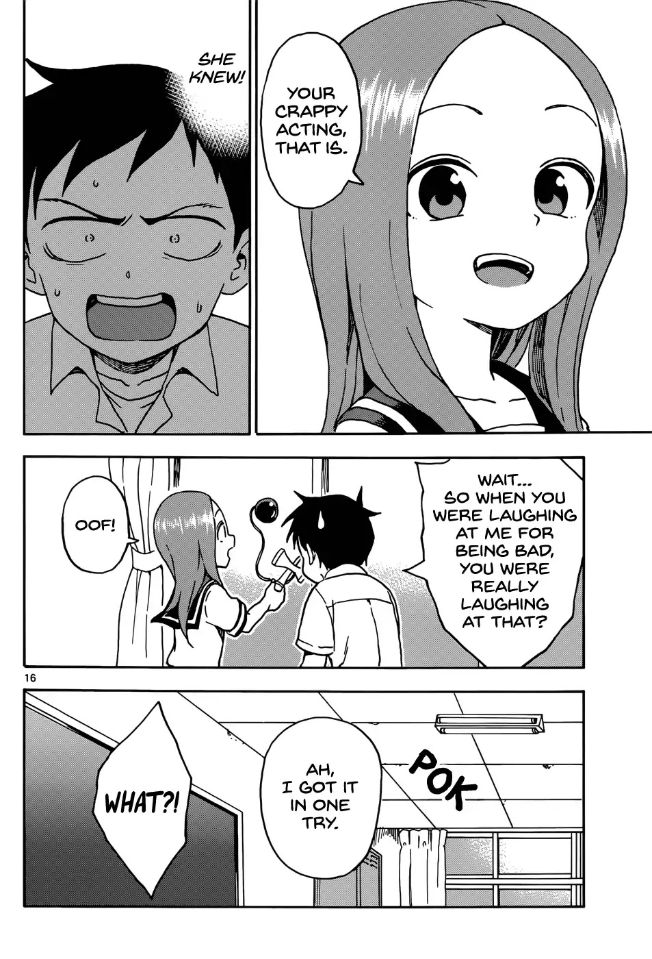 Karakai Jouzu no Takagi-san Chapter 65 page 16 - Chapter 65: Kendama