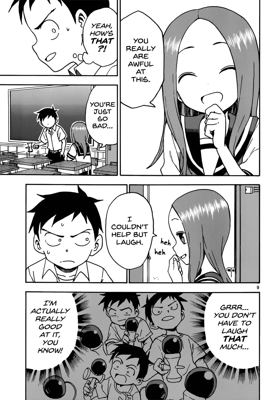 Karakai Jouzu no Takagi-san Chapter 65 page 9 - Chapter 65: Kendama