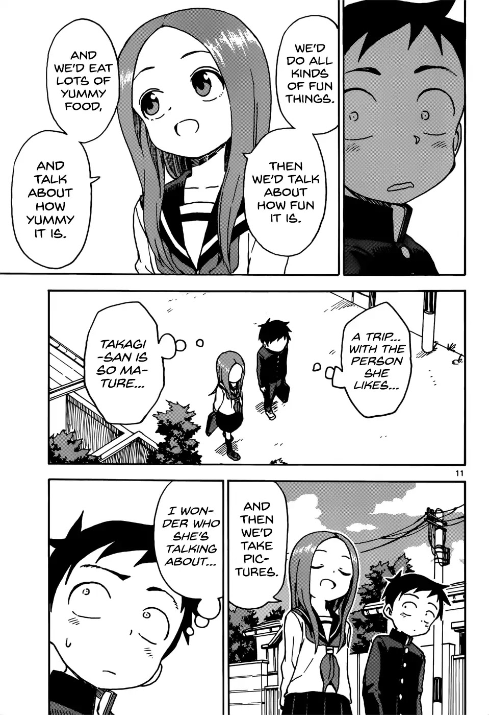 Karakai Jouzu no Takagi-san Chapter 66 page 11 - Chapter 66: Lottery