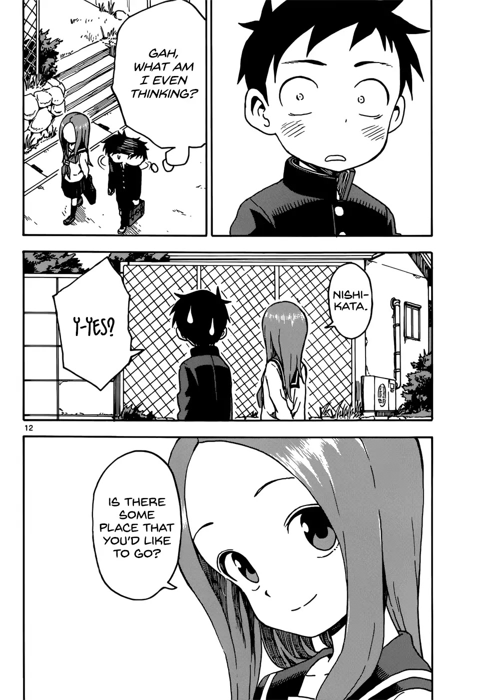 Karakai Jouzu no Takagi-san Chapter 66 page 12 - Chapter 66: Lottery