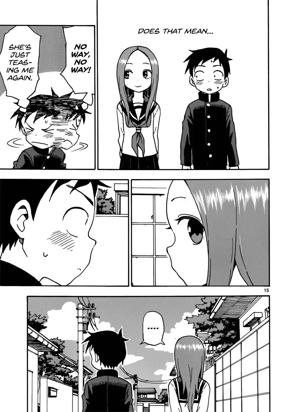 Karakai Jouzu no Takagi-san Chapter 66 page 15 - Chapter 66: Lottery