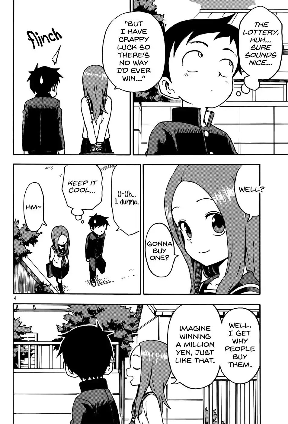 Karakai Jouzu no Takagi-san Chapter 66 page 4 - Chapter 66: Lottery