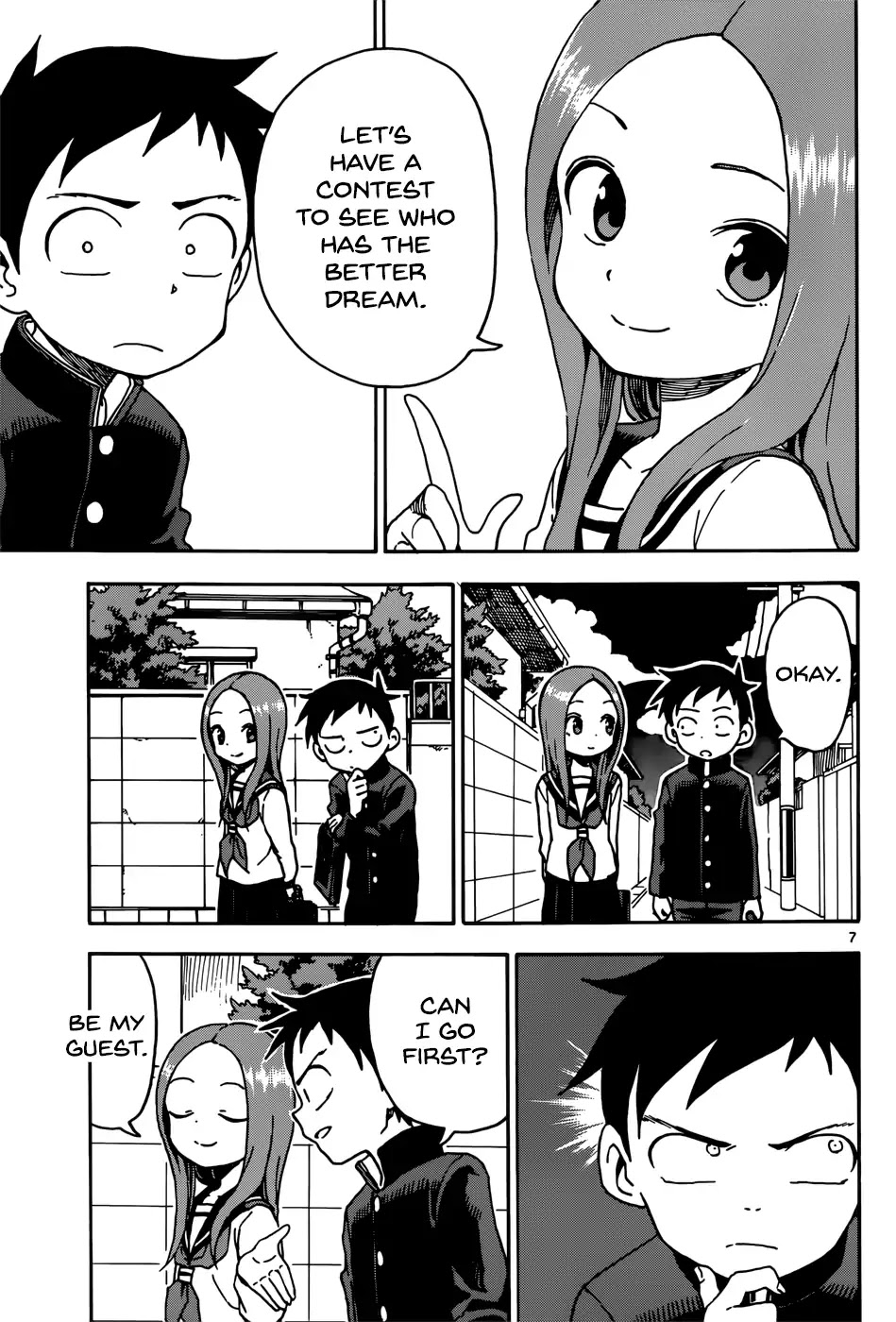 Karakai Jouzu no Takagi-san Chapter 66 page 7 - Chapter 66: Lottery