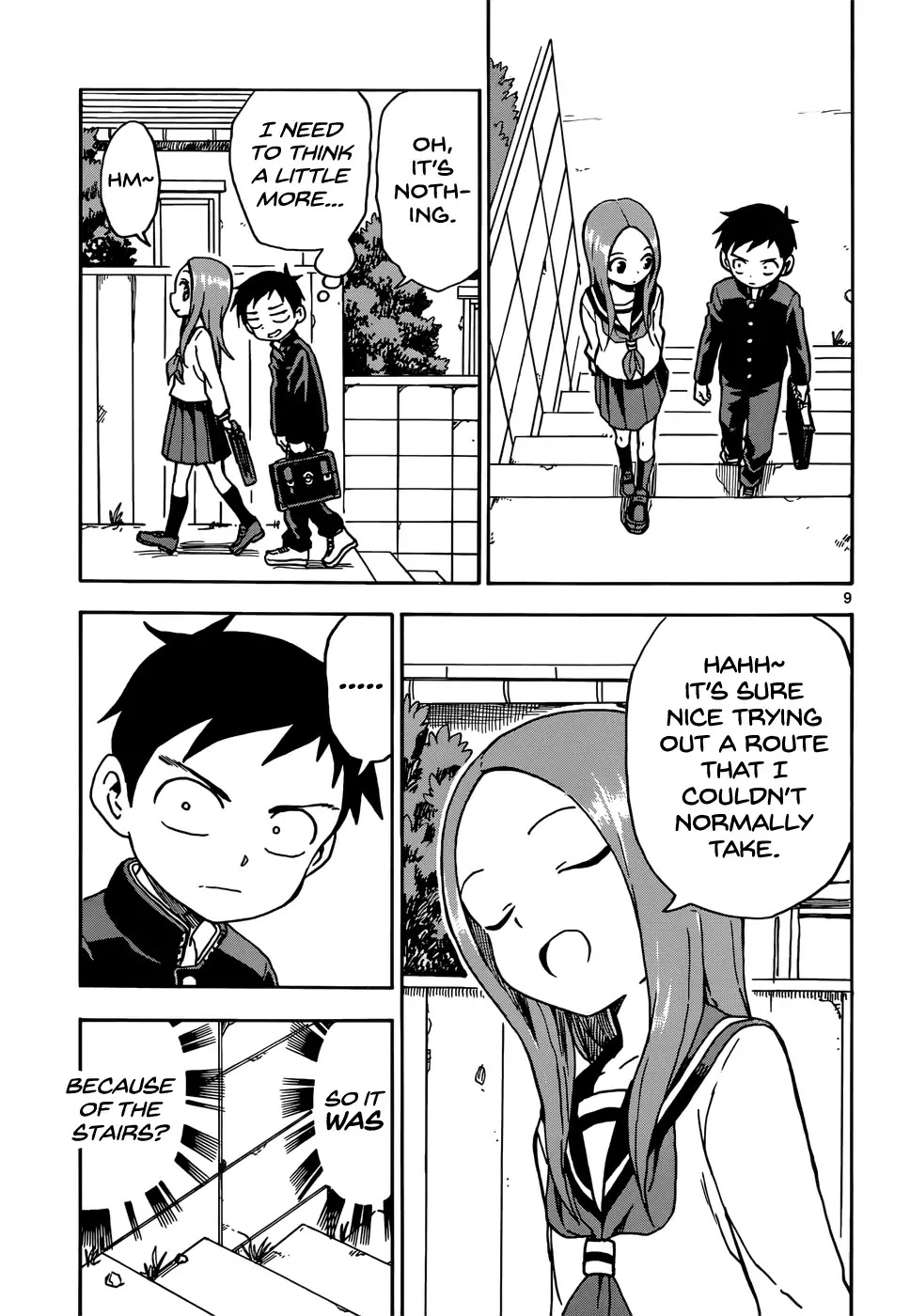 Karakai Jouzu no Takagi-san Chapter 67 page 10 - Chapter 67: Bicycle