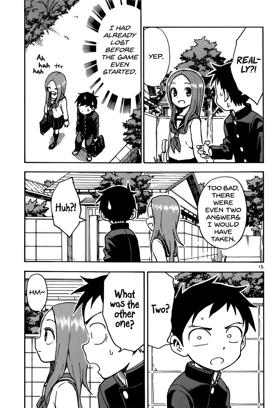 Karakai Jouzu no Takagi-san Chapter 67 page 16 - Chapter 67: Bicycle