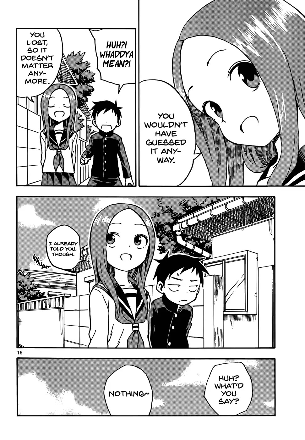 Karakai Jouzu no Takagi-san Chapter 67 page 17 - Chapter 67: Bicycle