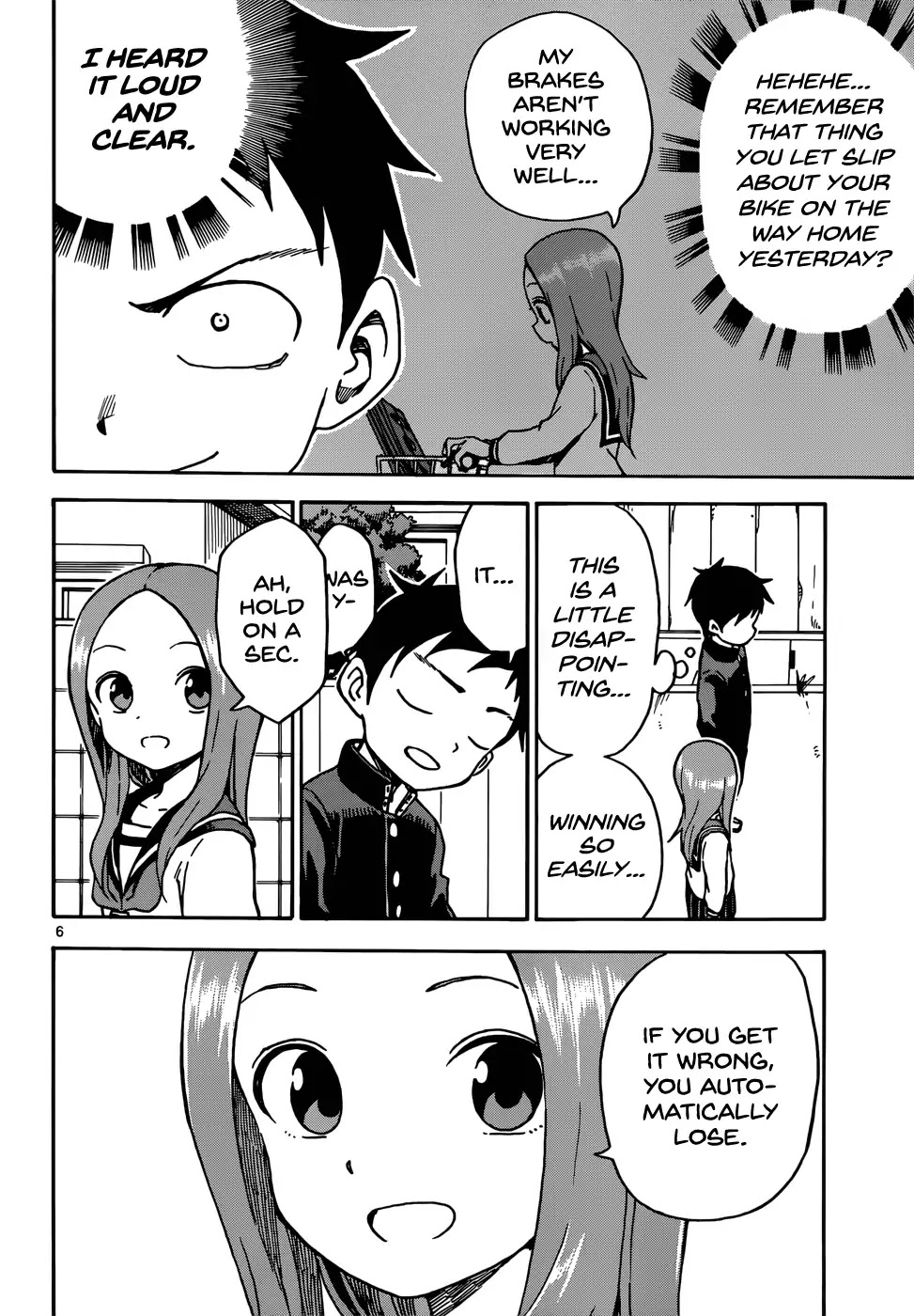 Karakai Jouzu no Takagi-san Chapter 67 page 7 - Chapter 67: Bicycle