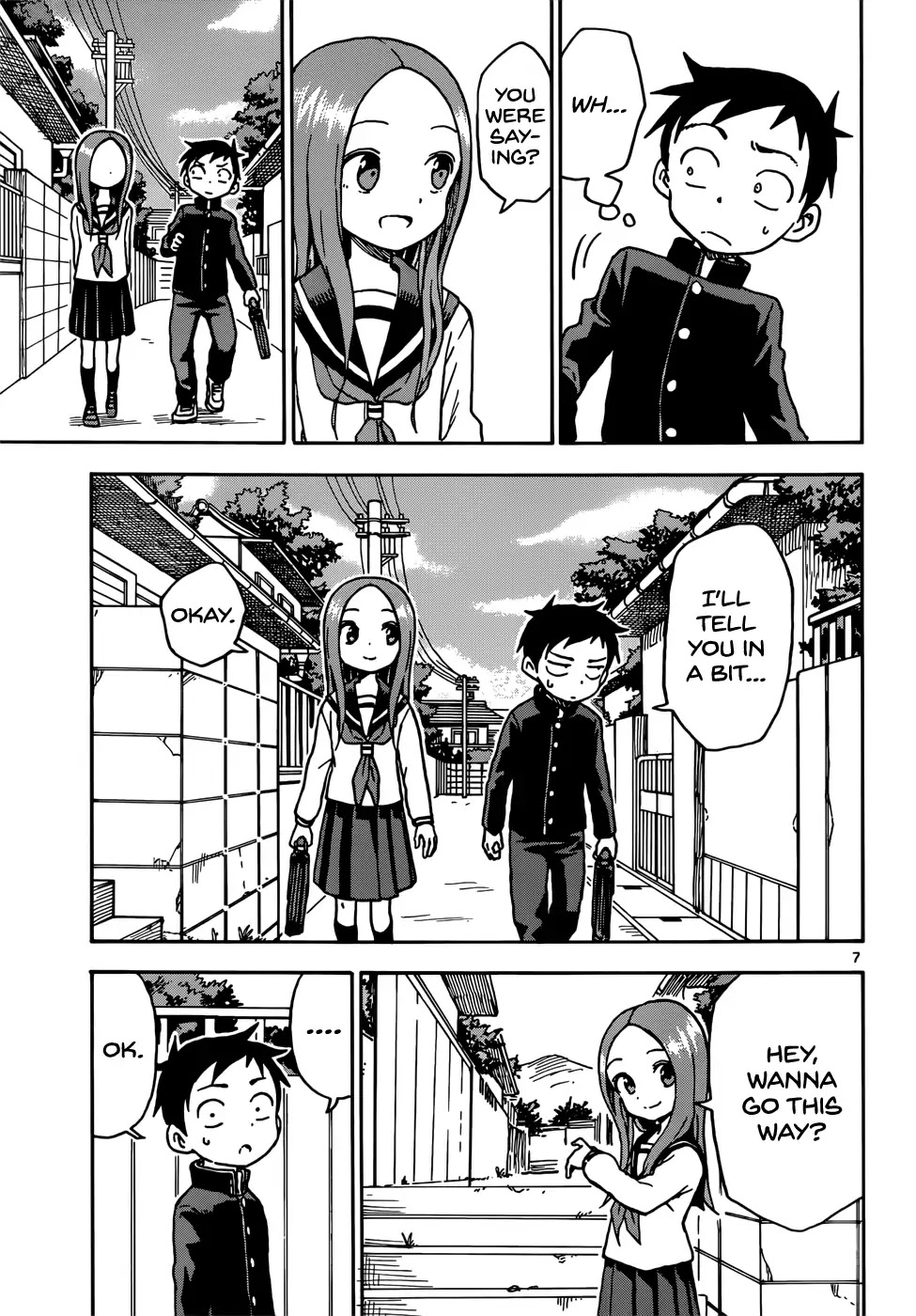 Karakai Jouzu no Takagi-san Chapter 67 page 8 - Chapter 67: Bicycle
