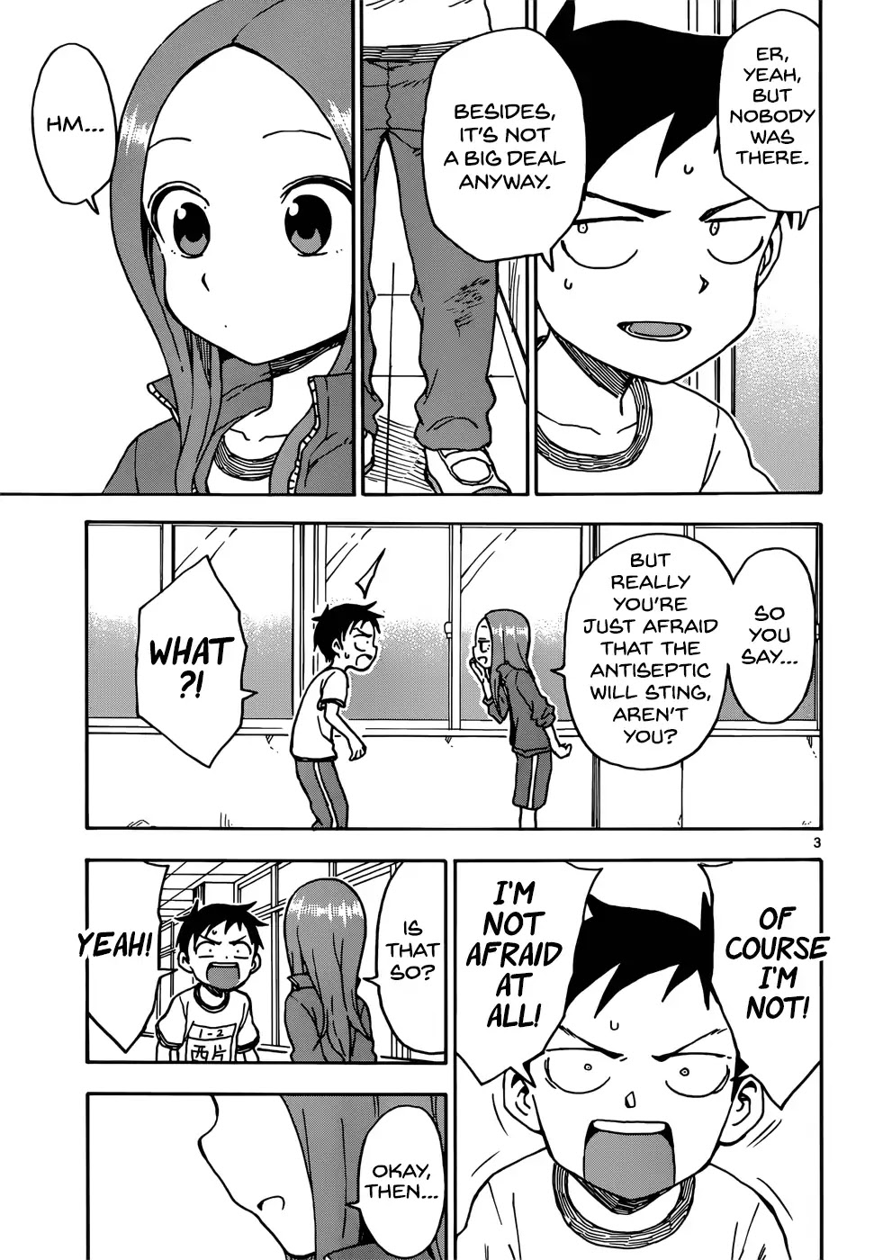 Karakai Jouzu no Takagi-san Chapter 68 page 3 - Chapter 68: Infirmary