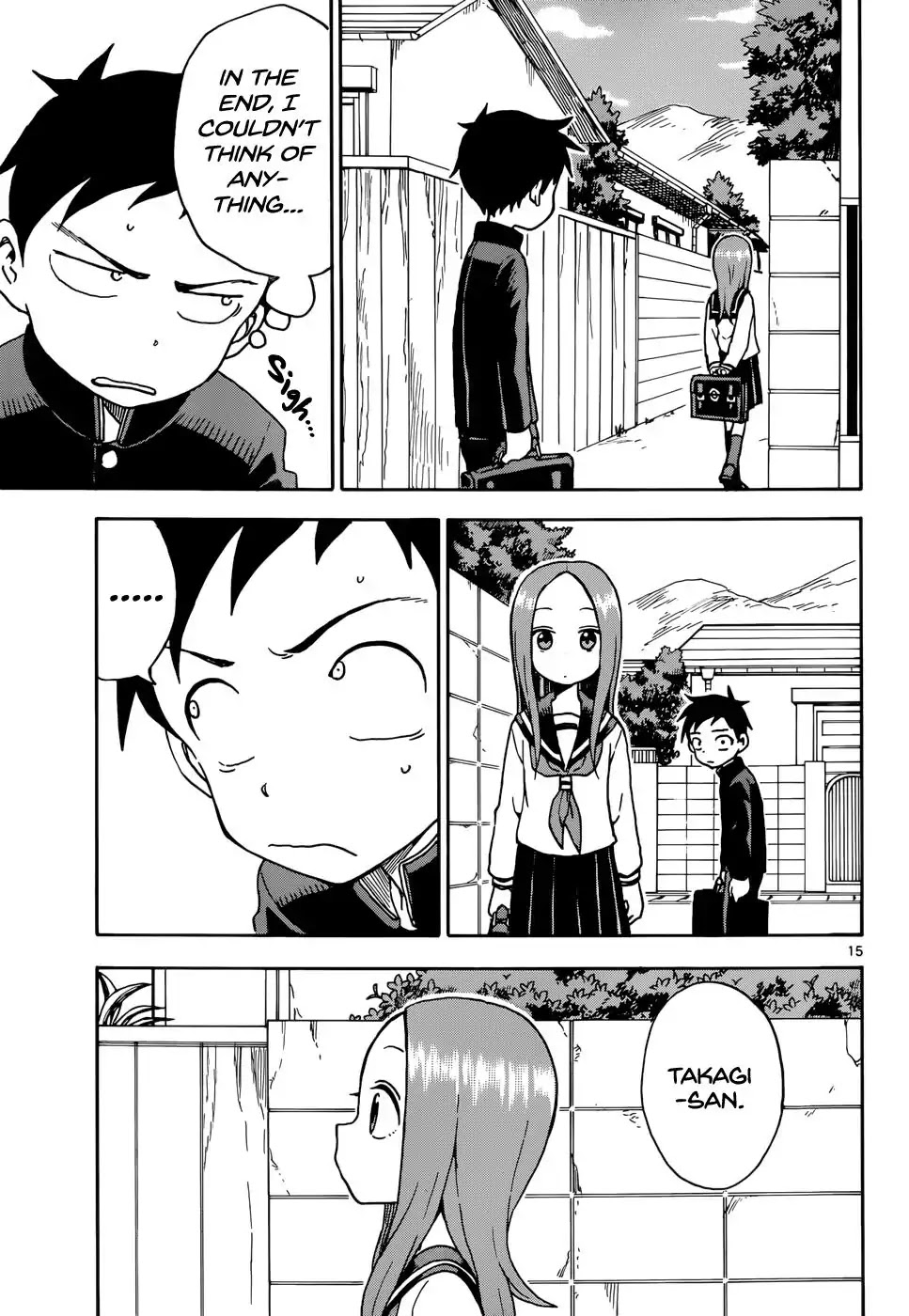 Karakai Jouzu no Takagi-san Chapter 69 page 16 - Chapter 69: End of the Year