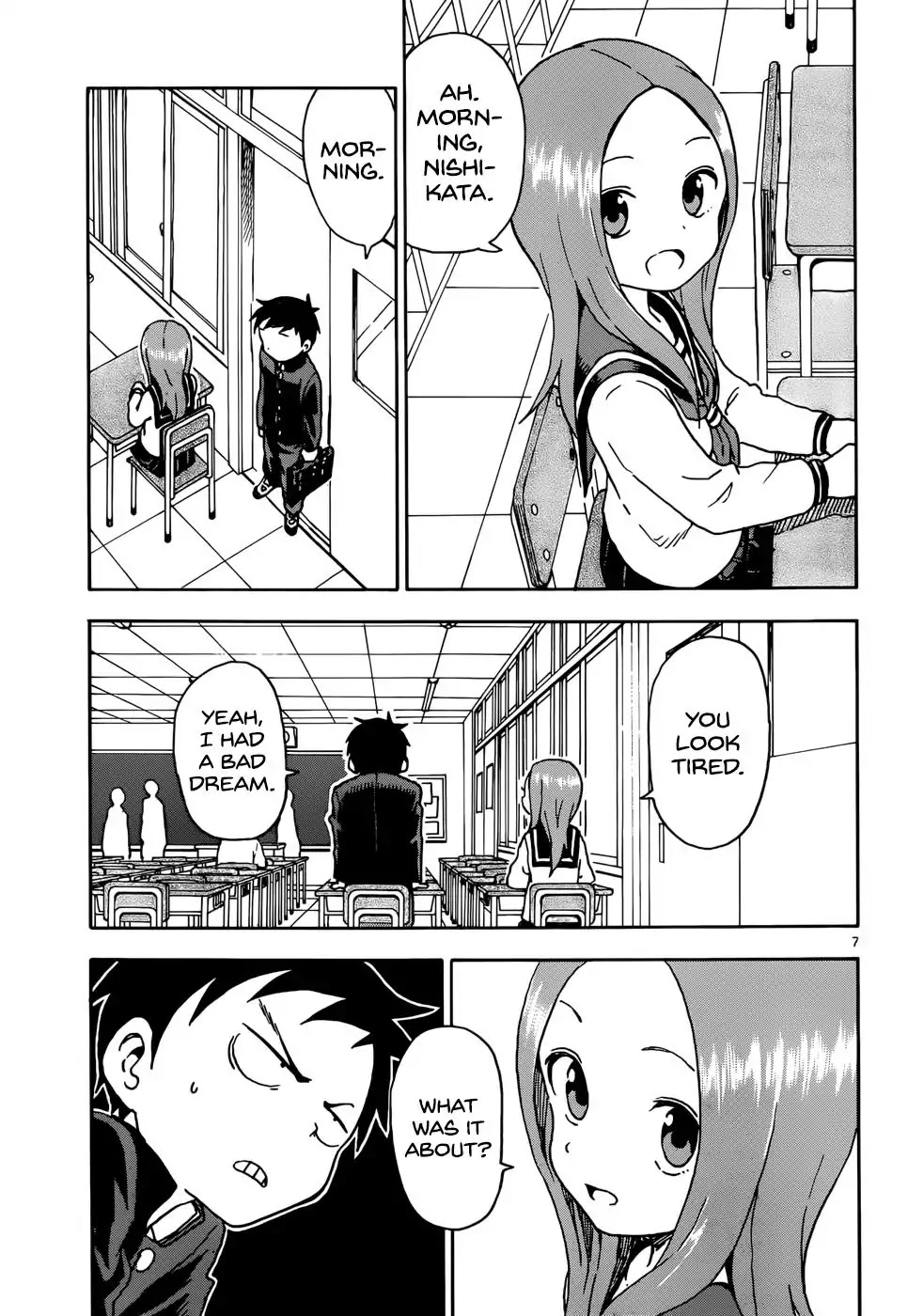 Karakai Jouzu no Takagi-san Chapter 69 page 8 - Chapter 69: End of the Year