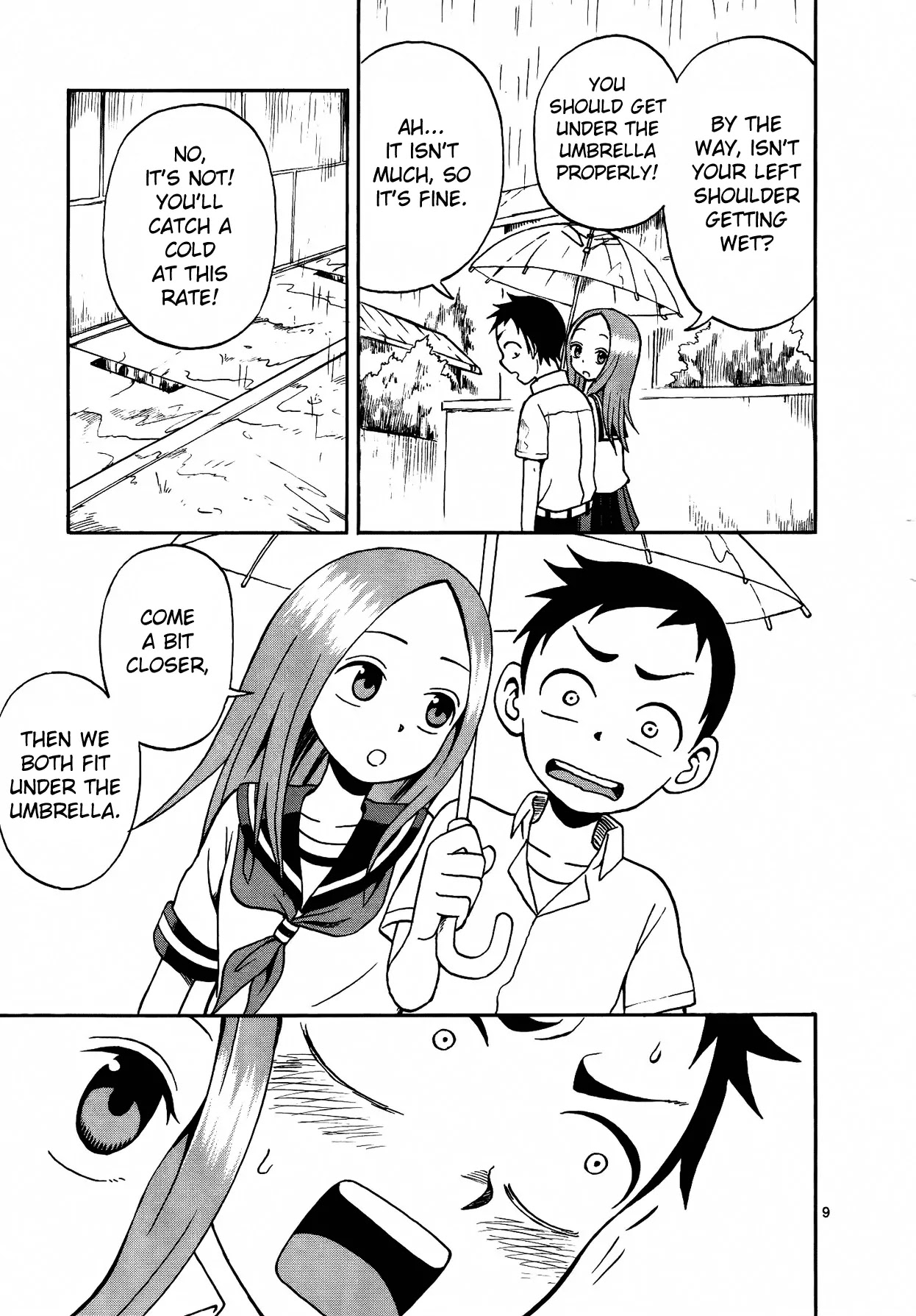Karakai Jouzu no Takagi-san Chapter 7 page 10 - Chapter 7: Umbrella