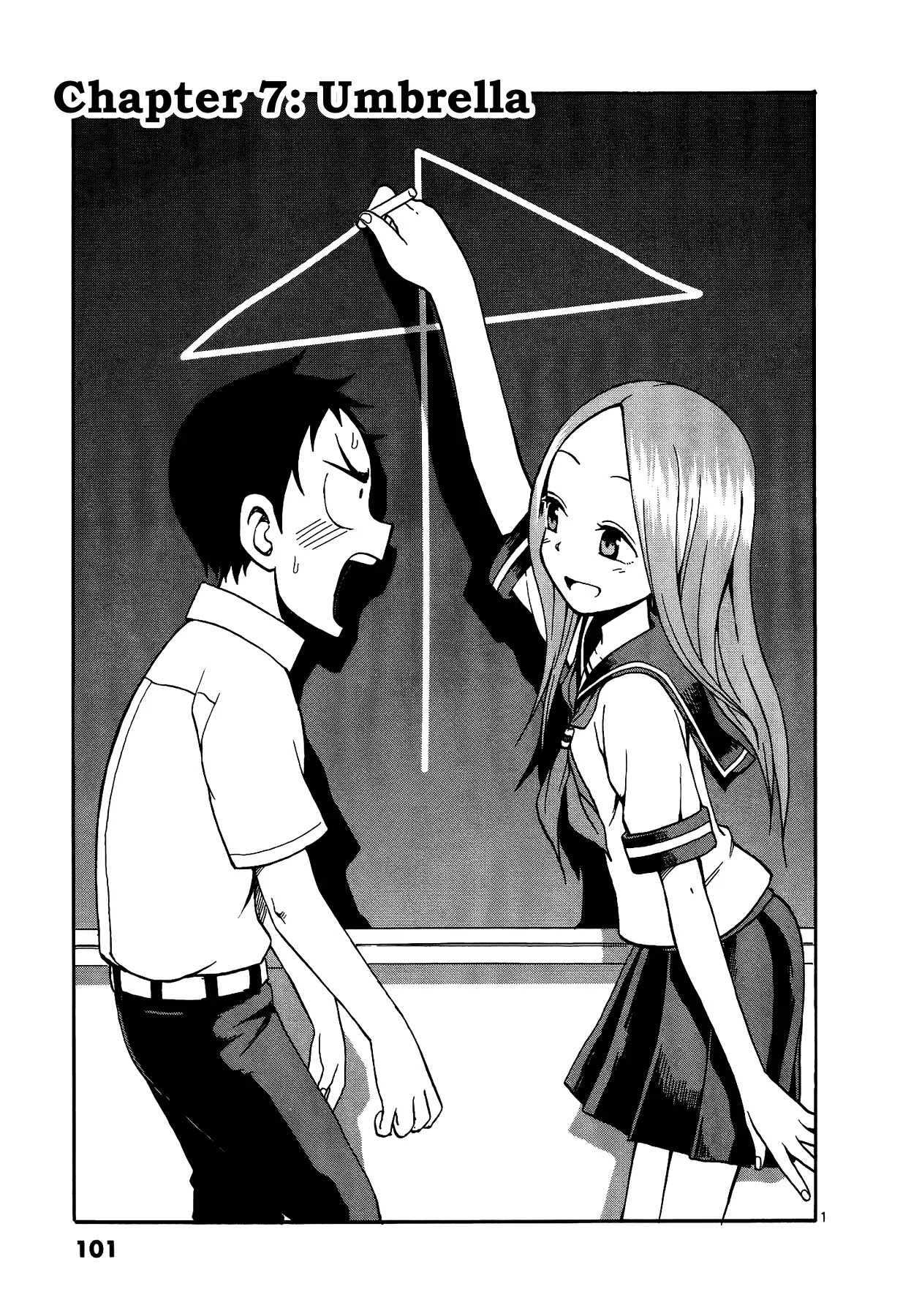 Karakai Jouzu no Takagi-san Chapter 7 page 2 - Chapter 7: Umbrella