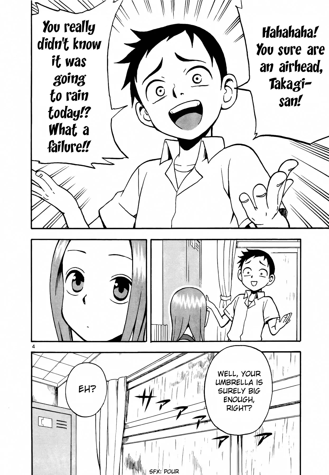 Karakai Jouzu no Takagi-san Chapter 7 page 5 - Chapter 7: Umbrella