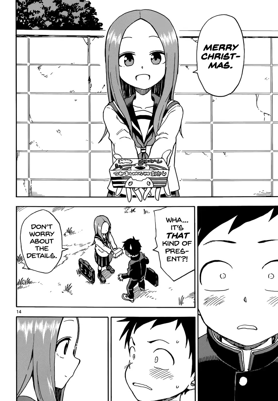 Karakai Jouzu no Takagi-san Chapter 70 page 14 - Chapter 70: End of the Year 2