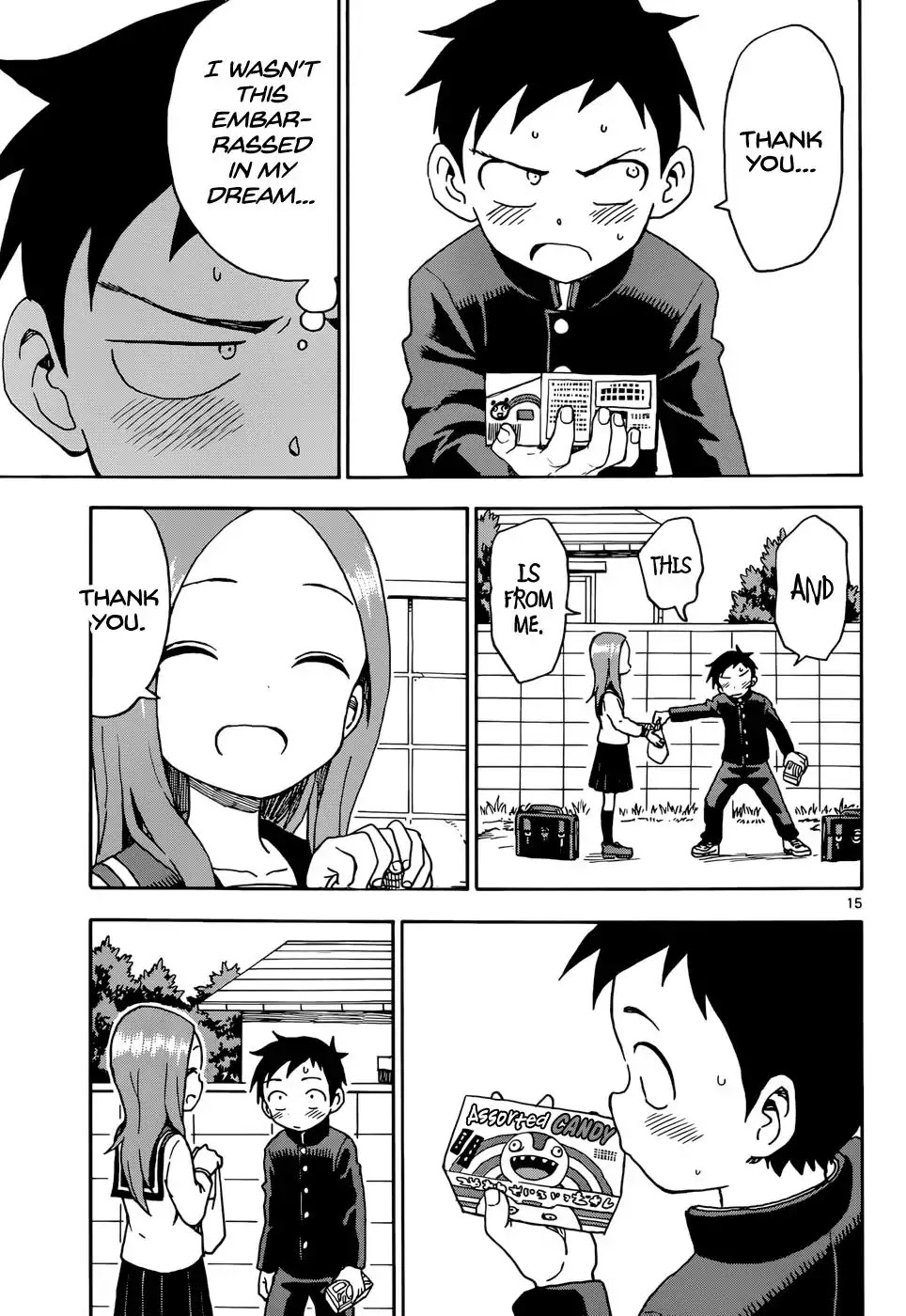 Karakai Jouzu no Takagi-san Chapter 70 page 15 - Chapter 70: End of the Year 2