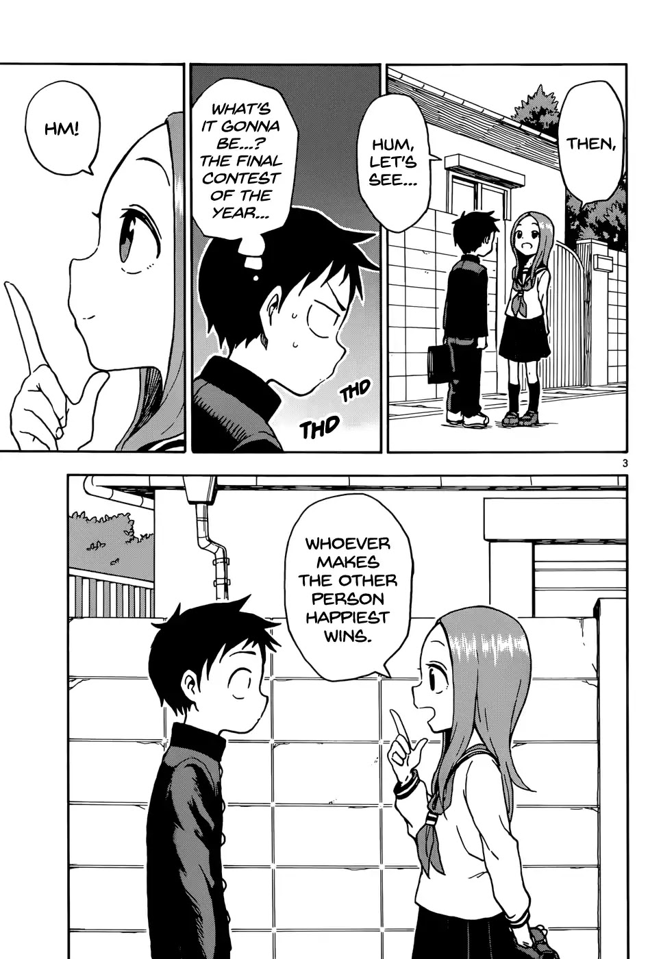 Karakai Jouzu no Takagi-san Chapter 70 page 3 - Chapter 70: End of the Year 2