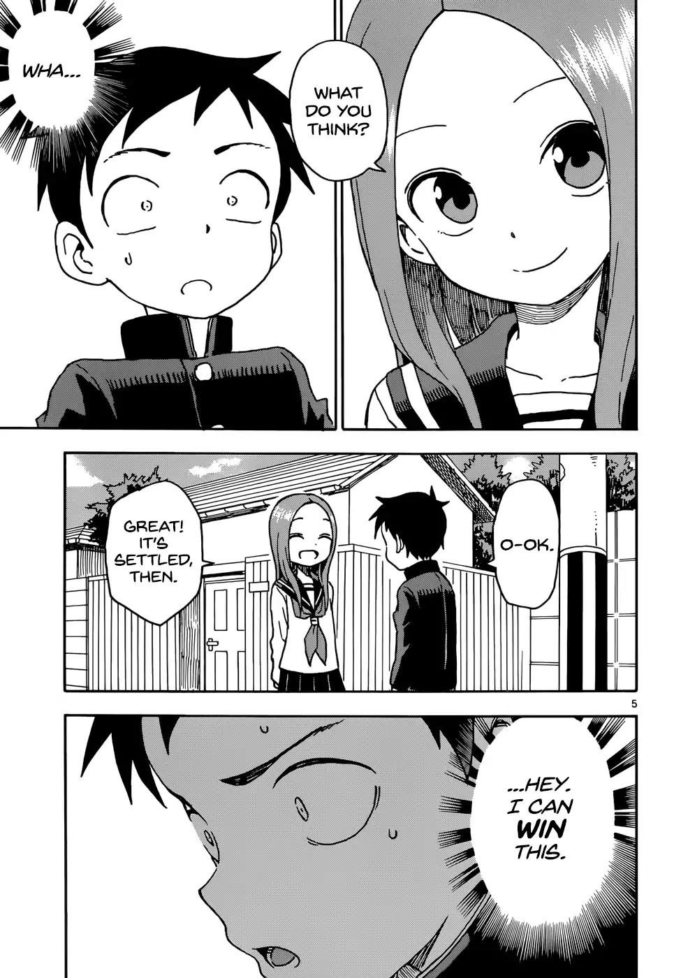 Karakai Jouzu no Takagi-san Chapter 70 page 5 - Chapter 70: End of the Year 2
