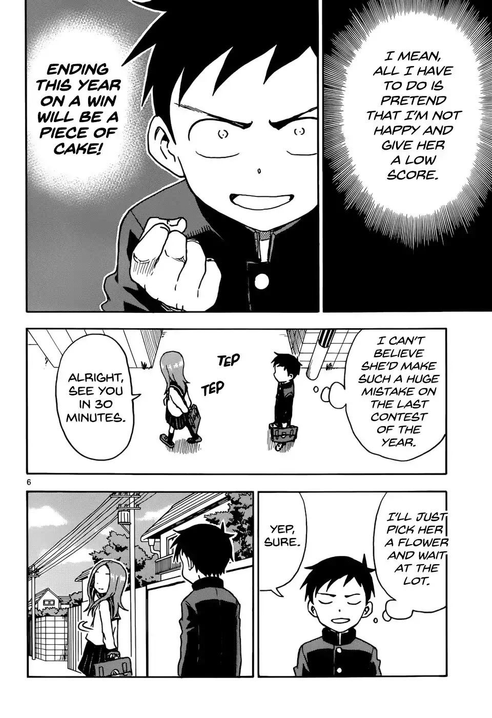 Karakai Jouzu no Takagi-san Chapter 70 page 6 - Chapter 70: End of the Year 2