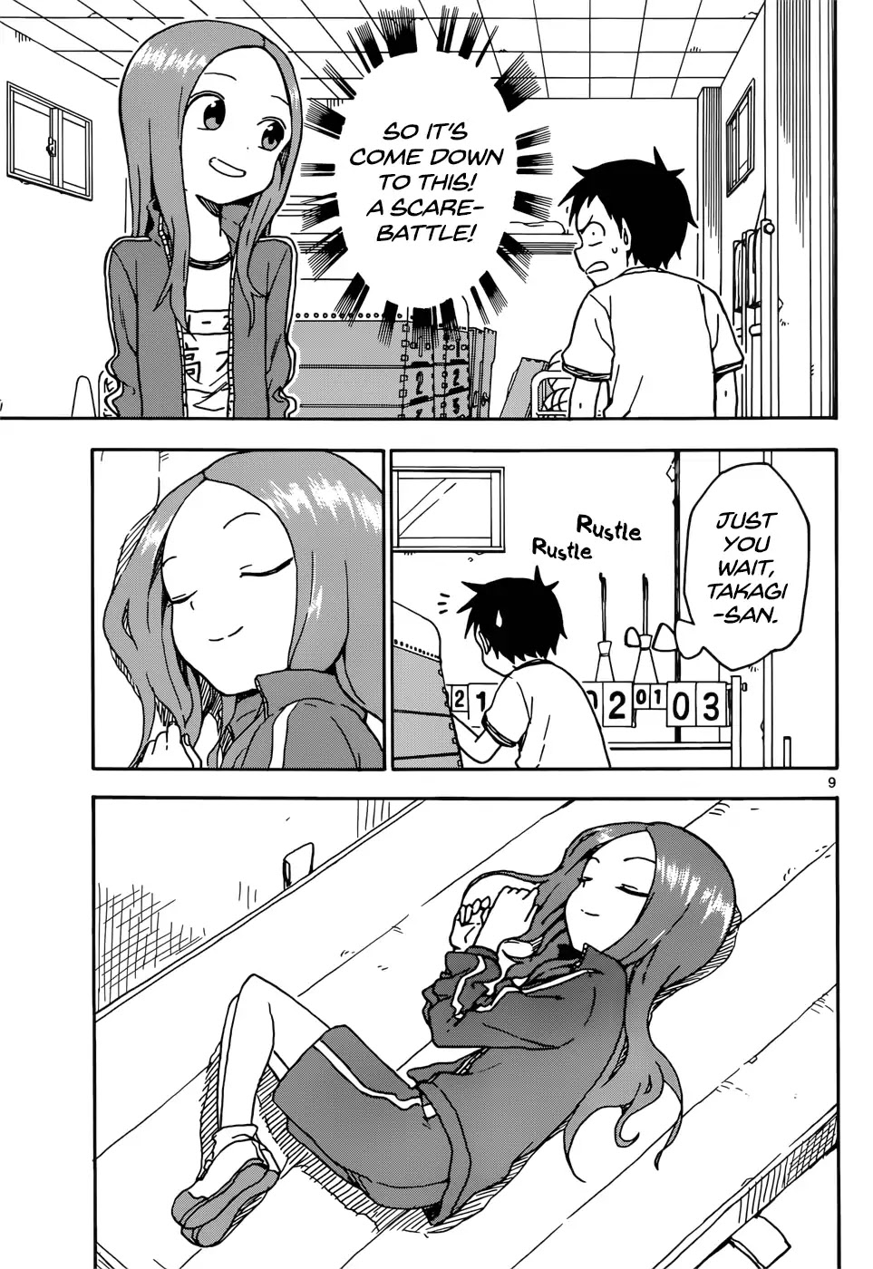 Karakai Jouzu no Takagi-san Chapter 71 page 10 - Chapter 71: Shed