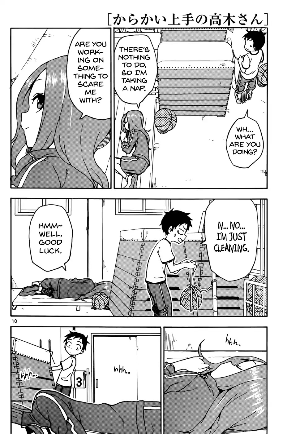 Karakai Jouzu no Takagi-san Chapter 71 page 11 - Chapter 71: Shed