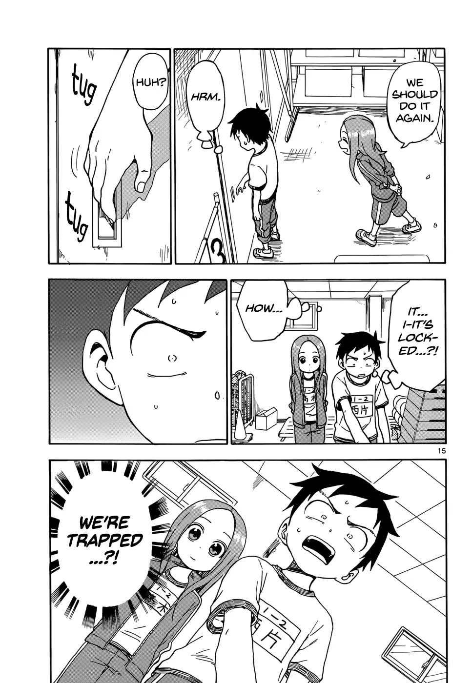 Karakai Jouzu no Takagi-san Chapter 71 page 16 - Chapter 71: Shed