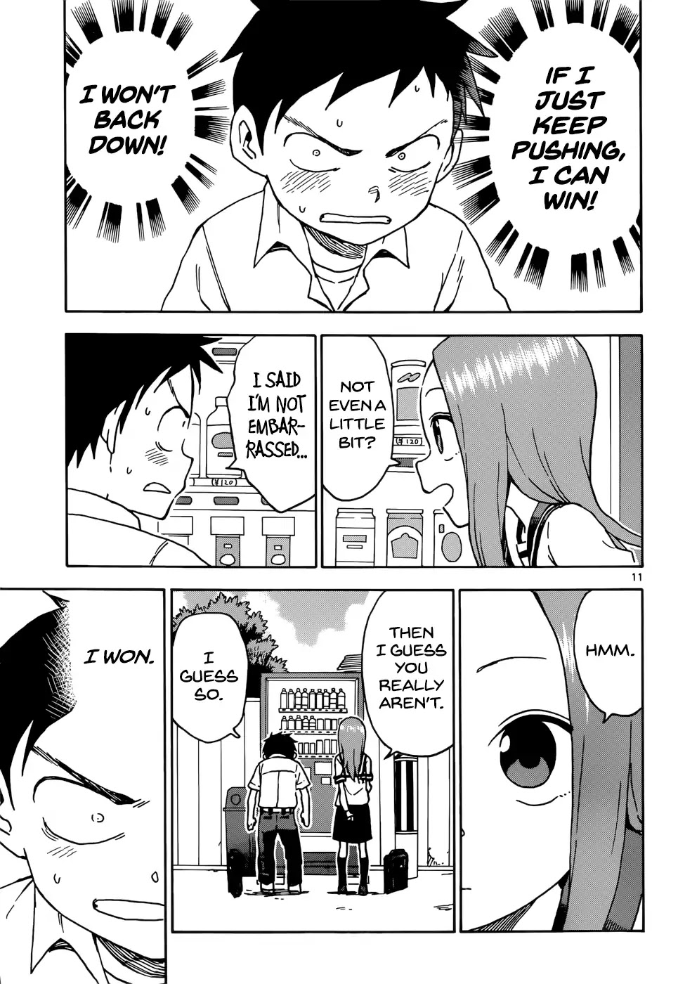 Karakai Jouzu no Takagi-san Chapter 72 page 11 - Chapter 72: Indirect Kiss