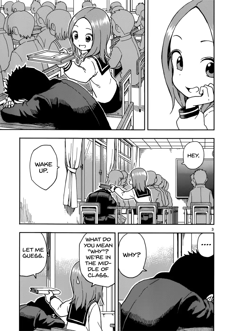 Karakai Jouzu no Takagi-san Chapter 73 page 3 - Chapter 73: Nishikata