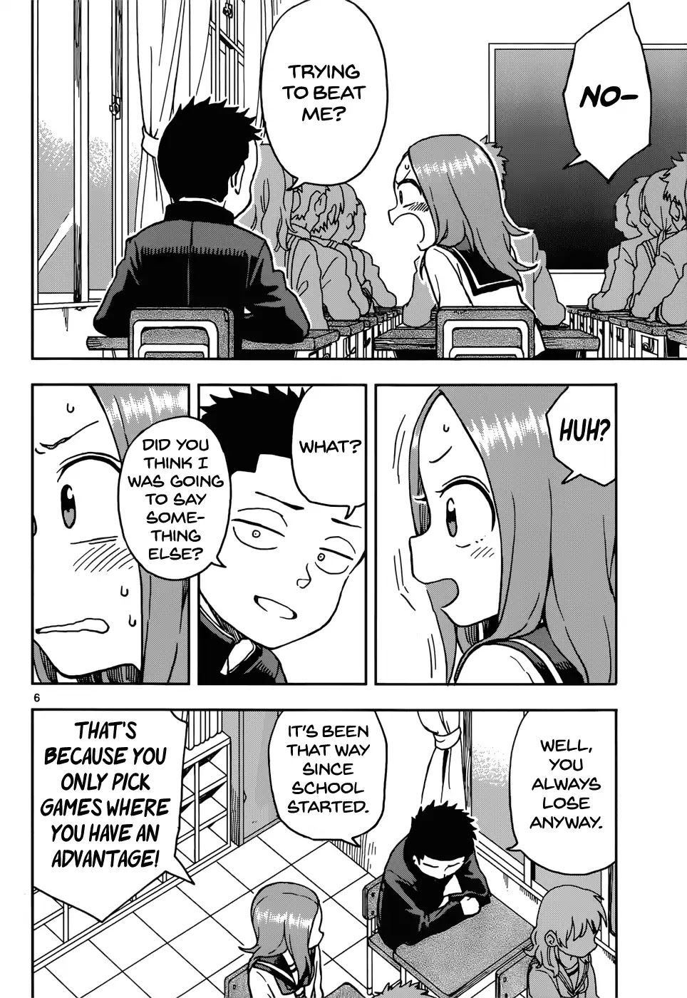 Karakai Jouzu no Takagi-san Chapter 73 page 6 - Chapter 73: Nishikata