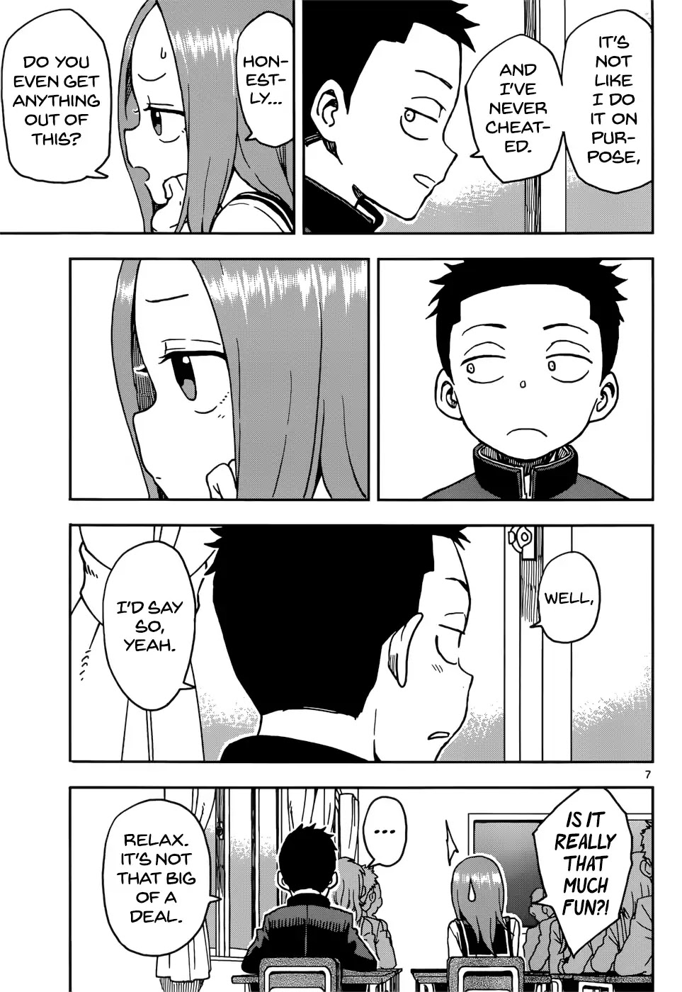 Karakai Jouzu no Takagi-san Chapter 73 page 7 - Chapter 73: Nishikata