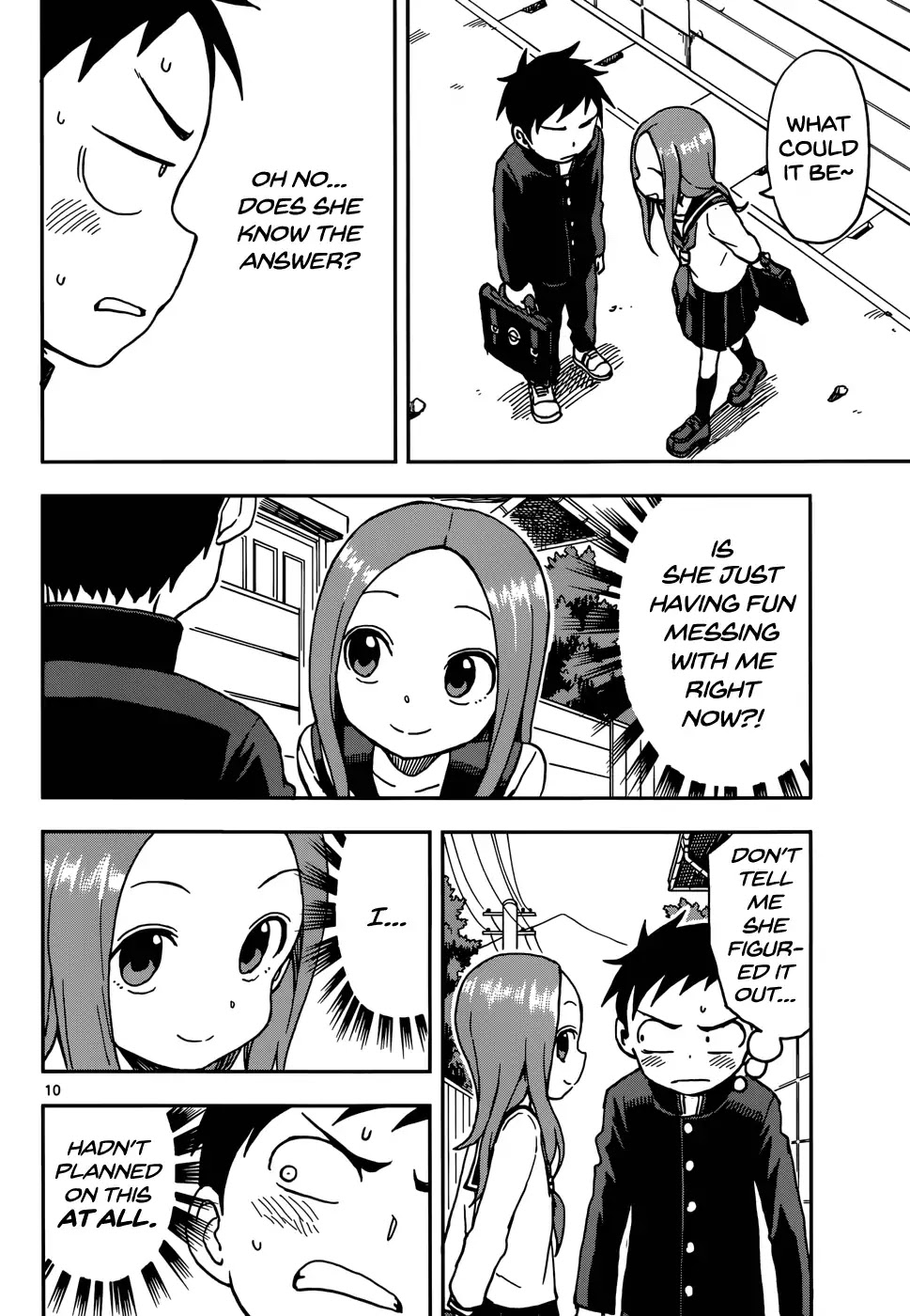 Karakai Jouzu no Takagi-san Chapter 74 page 10 - Chapter 74: Appearance