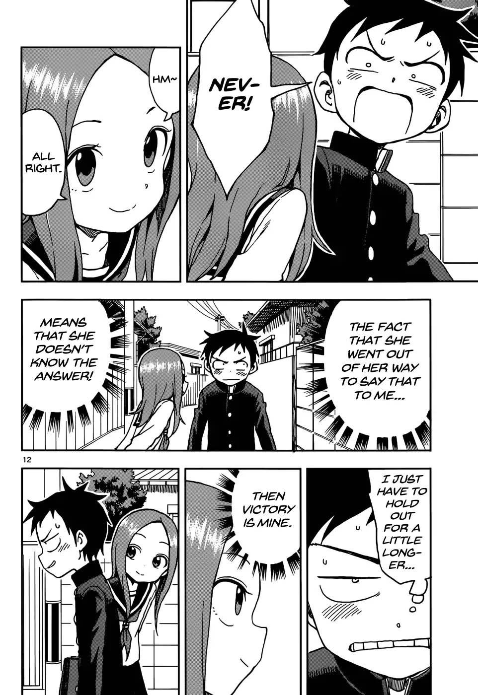 Karakai Jouzu no Takagi-san Chapter 74 page 12 - Chapter 74: Appearance