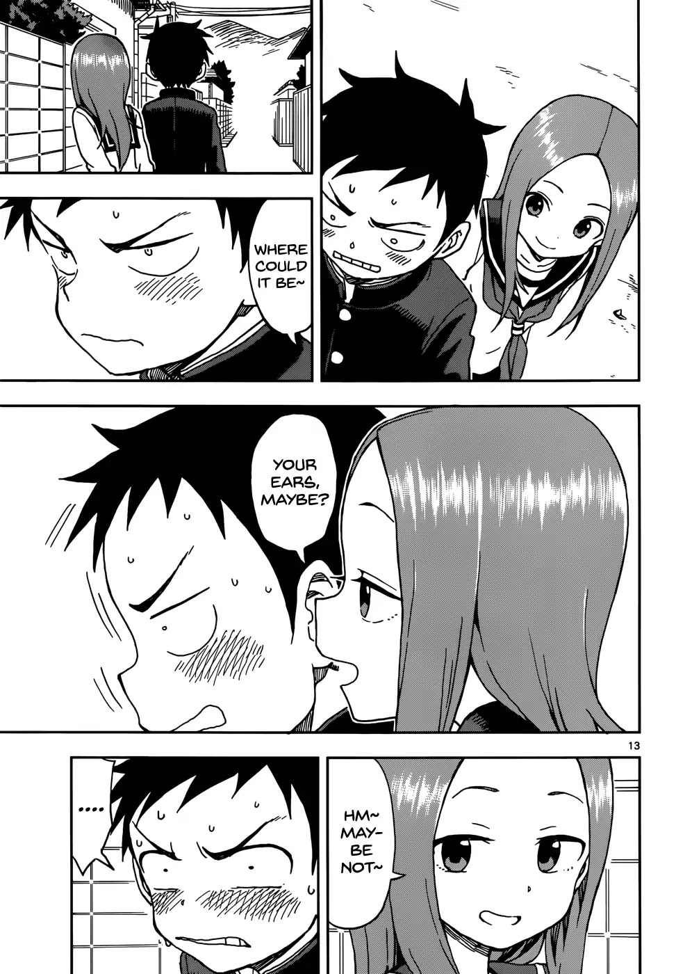 Karakai Jouzu no Takagi-san Chapter 74 page 13 - Chapter 74: Appearance