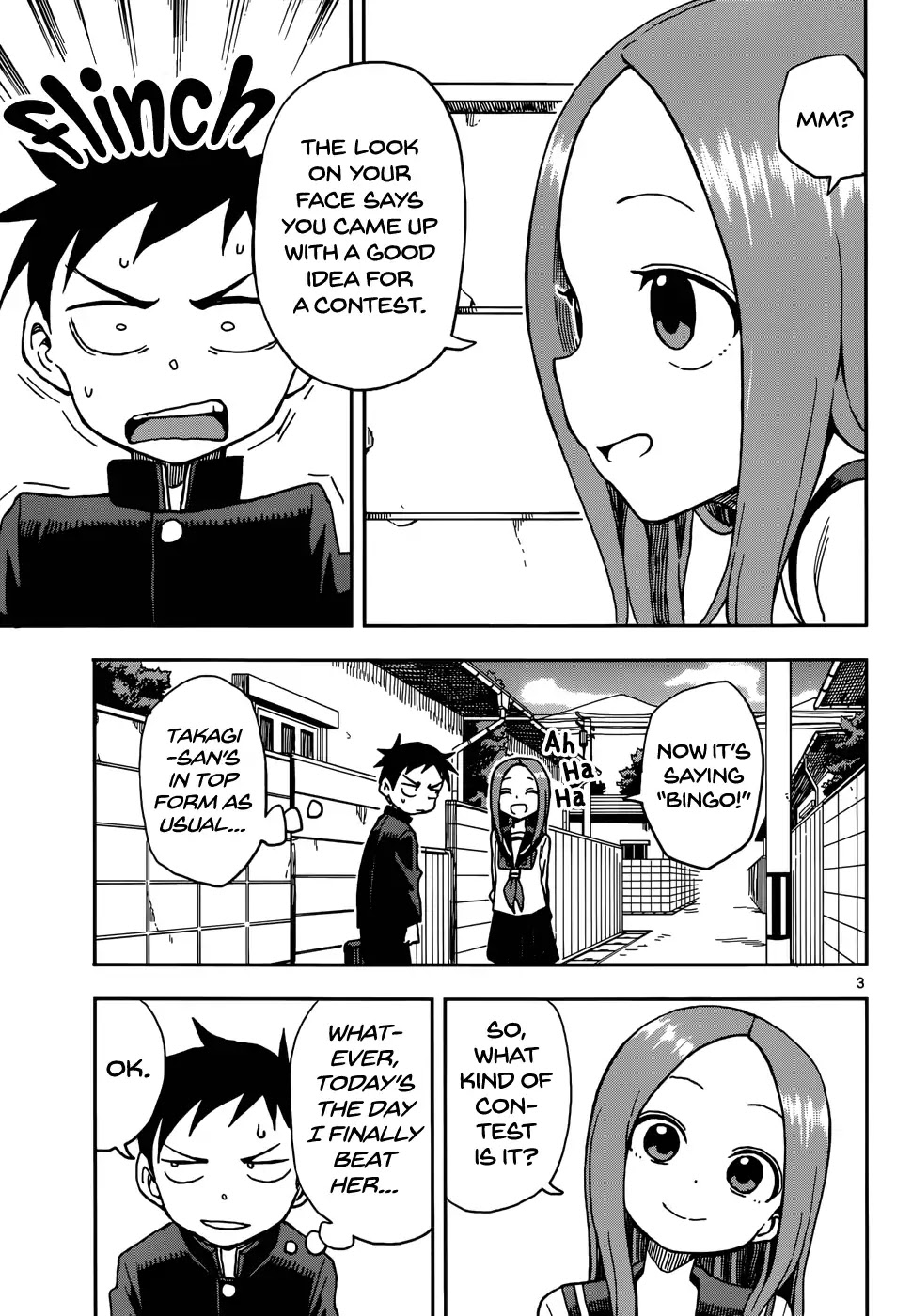 Karakai Jouzu no Takagi-san Chapter 74 page 3 - Chapter 74: Appearance