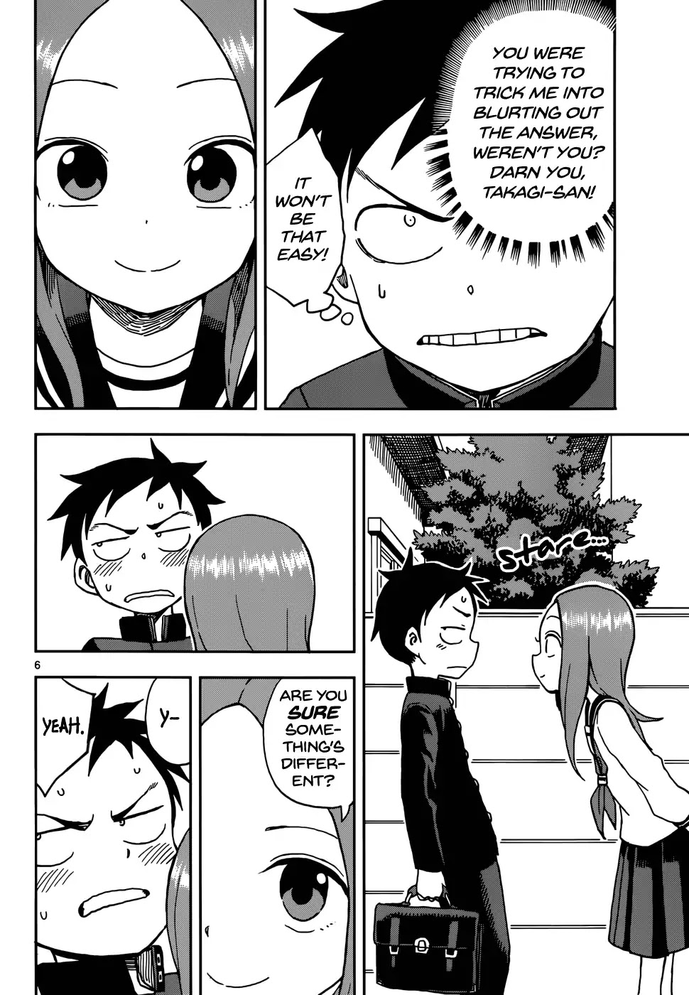 Karakai Jouzu no Takagi-san Chapter 74 page 6 - Chapter 74: Appearance