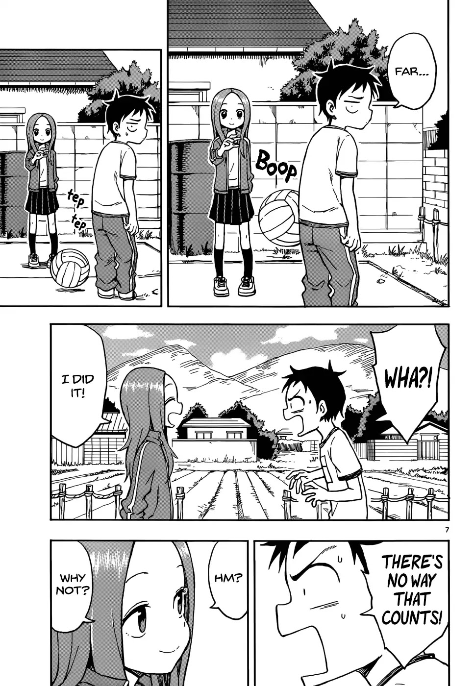 Karakai Jouzu no Takagi-san Chapter 75 page 7 - Chapter 75: Dodgeball