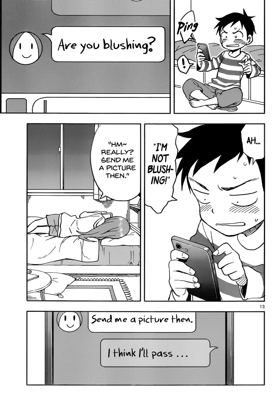 Karakai Jouzu no Takagi-san Chapter 76 page 13 - Chapter 76: Text