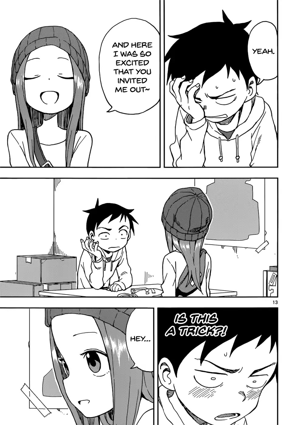 Karakai Jouzu no Takagi-san Chapter 77 page 12 - Chapter 77: April Fool's