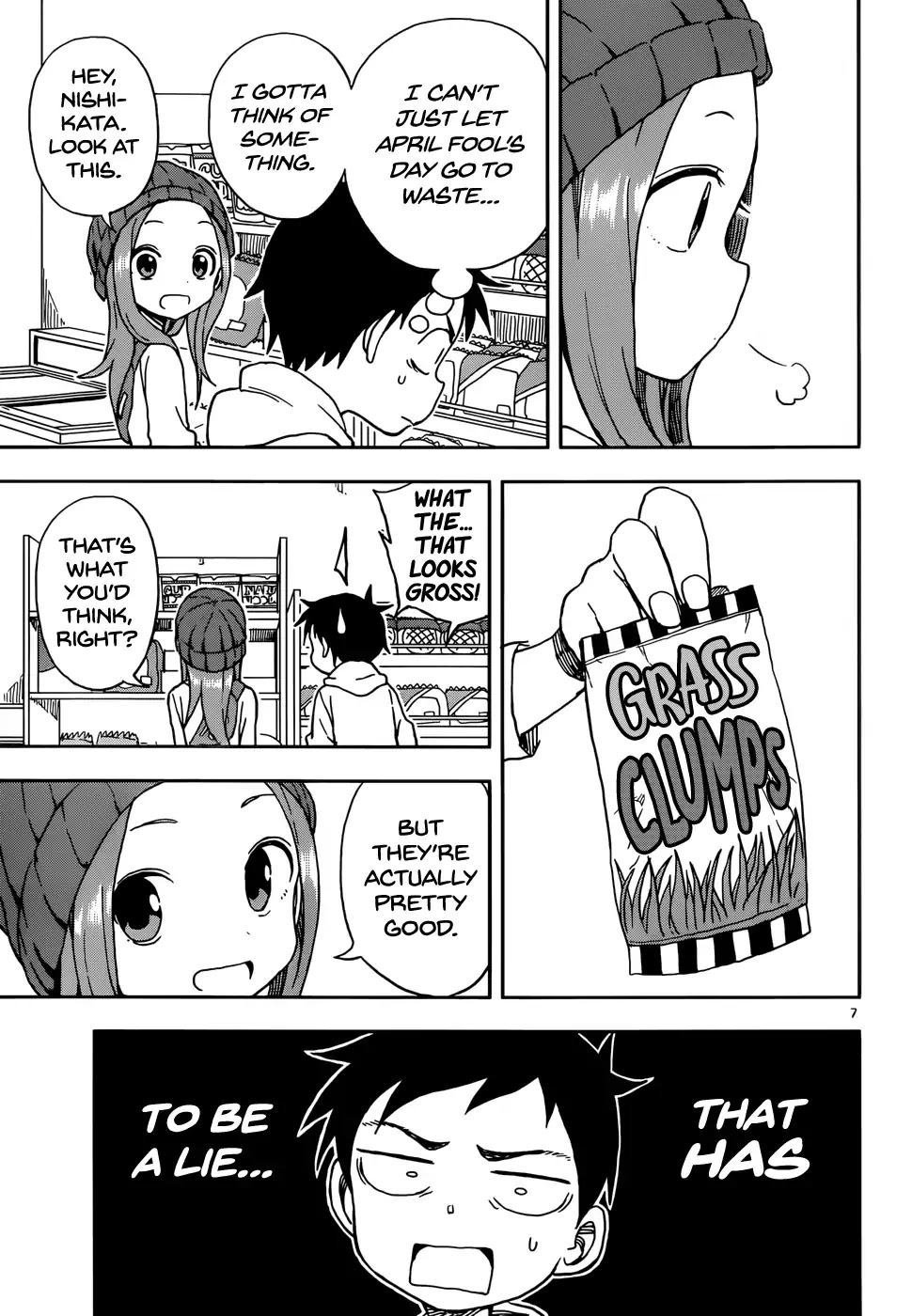 Karakai Jouzu no Takagi-san Chapter 77 page 6 - Chapter 77: April Fool's