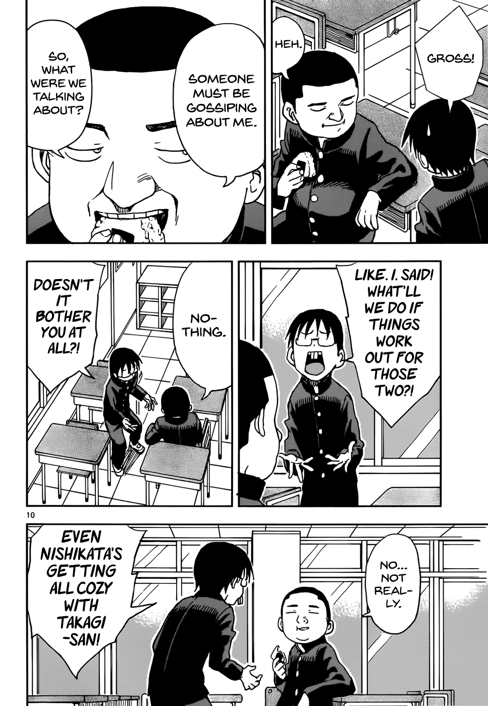 Karakai Jouzu no Takagi-san Chapter 78 page 10 - Chapter 78: Sneeze