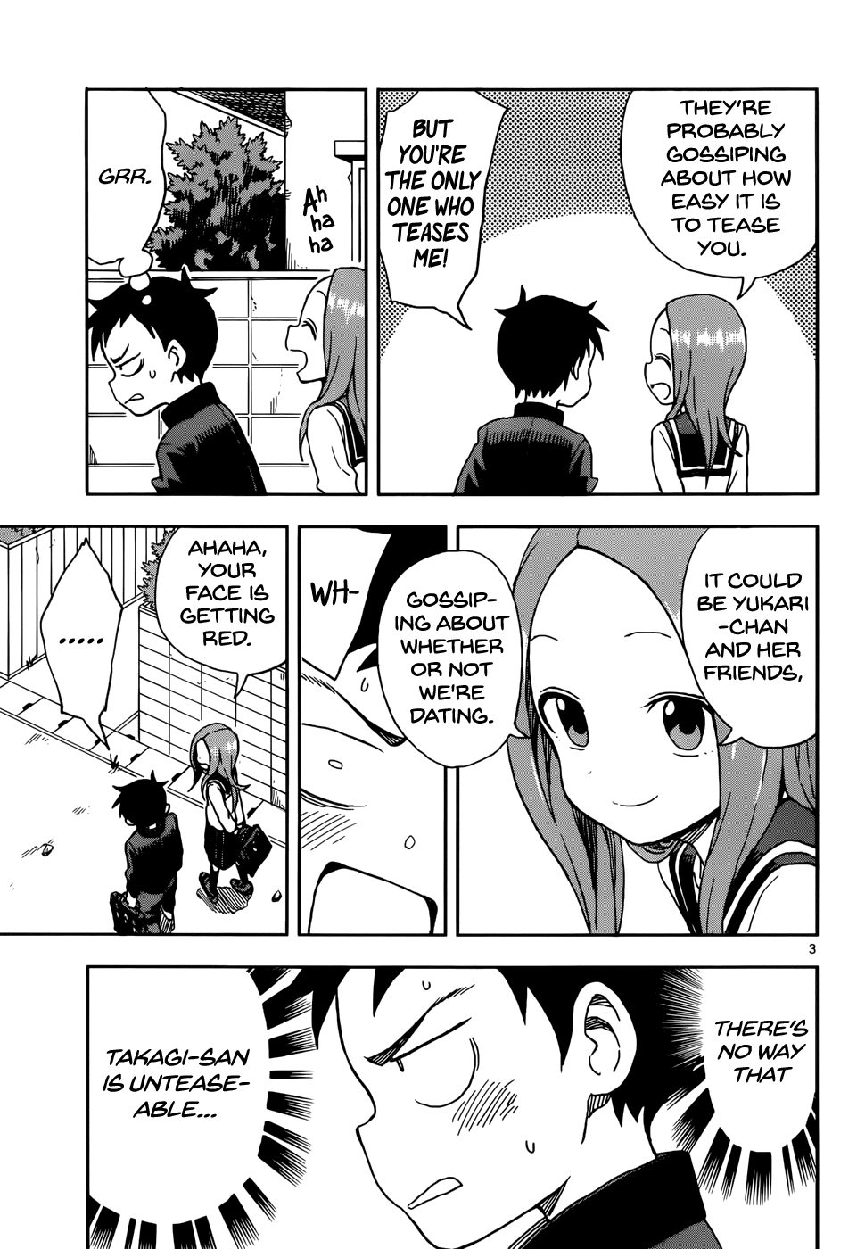 Karakai Jouzu no Takagi-san Chapter 78 page 3 - Chapter 78: Sneeze