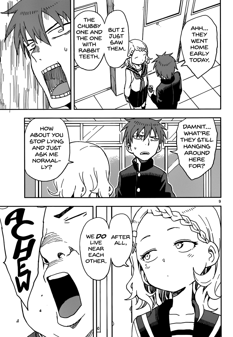 Karakai Jouzu no Takagi-san Chapter 78 page 9 - Chapter 78: Sneeze