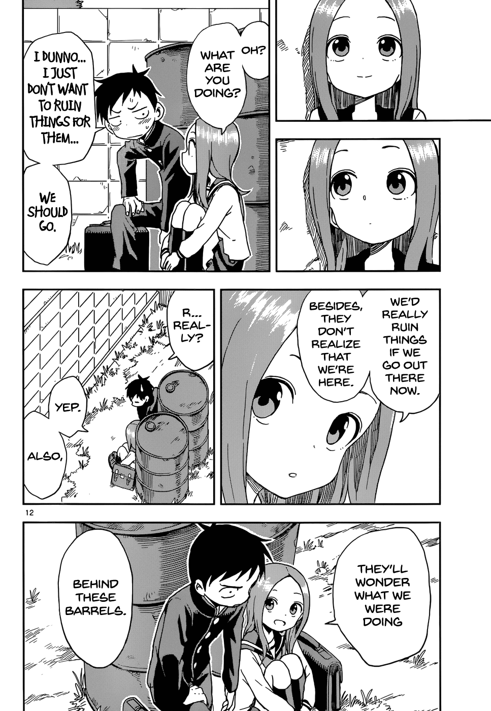 Karakai Jouzu no Takagi-san Chapter 79 page 13 - Chapter 79: Hide and Seek