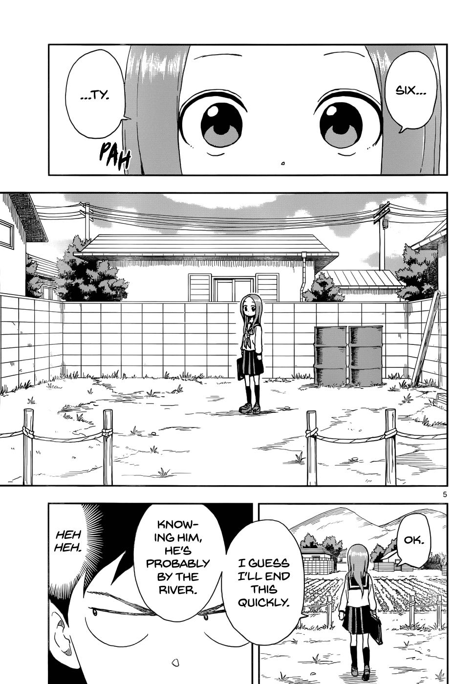 Karakai Jouzu no Takagi-san Chapter 79 page 6 - Chapter 79: Hide and Seek