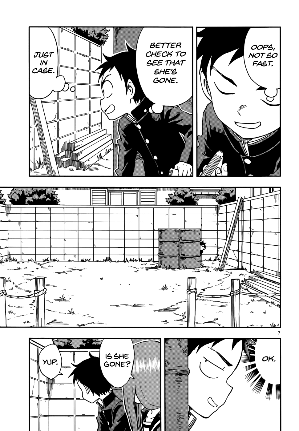 Karakai Jouzu no Takagi-san Chapter 79 page 8 - Chapter 79: Hide and Seek
