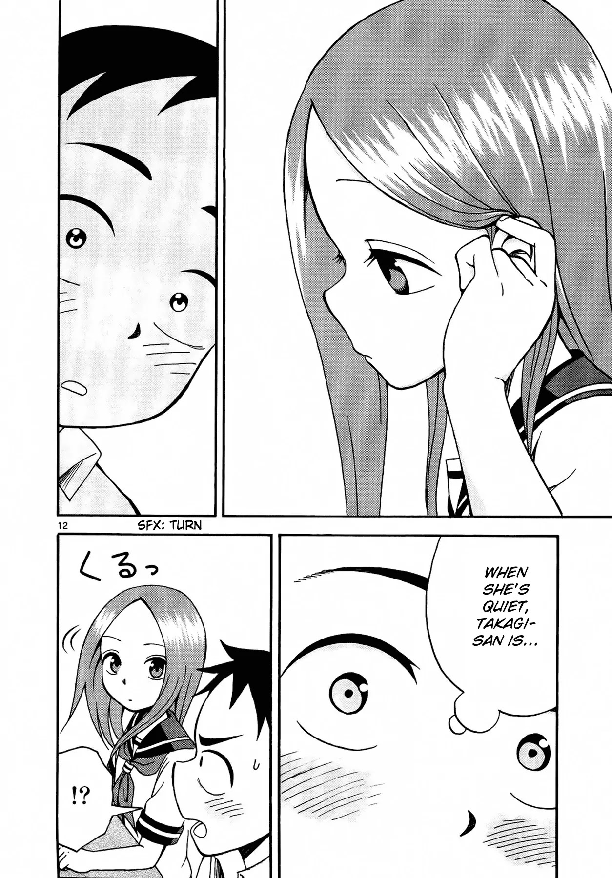 Karakai Jouzu no Takagi-san Chapter 8 page 13 - Chapter 8: Cold