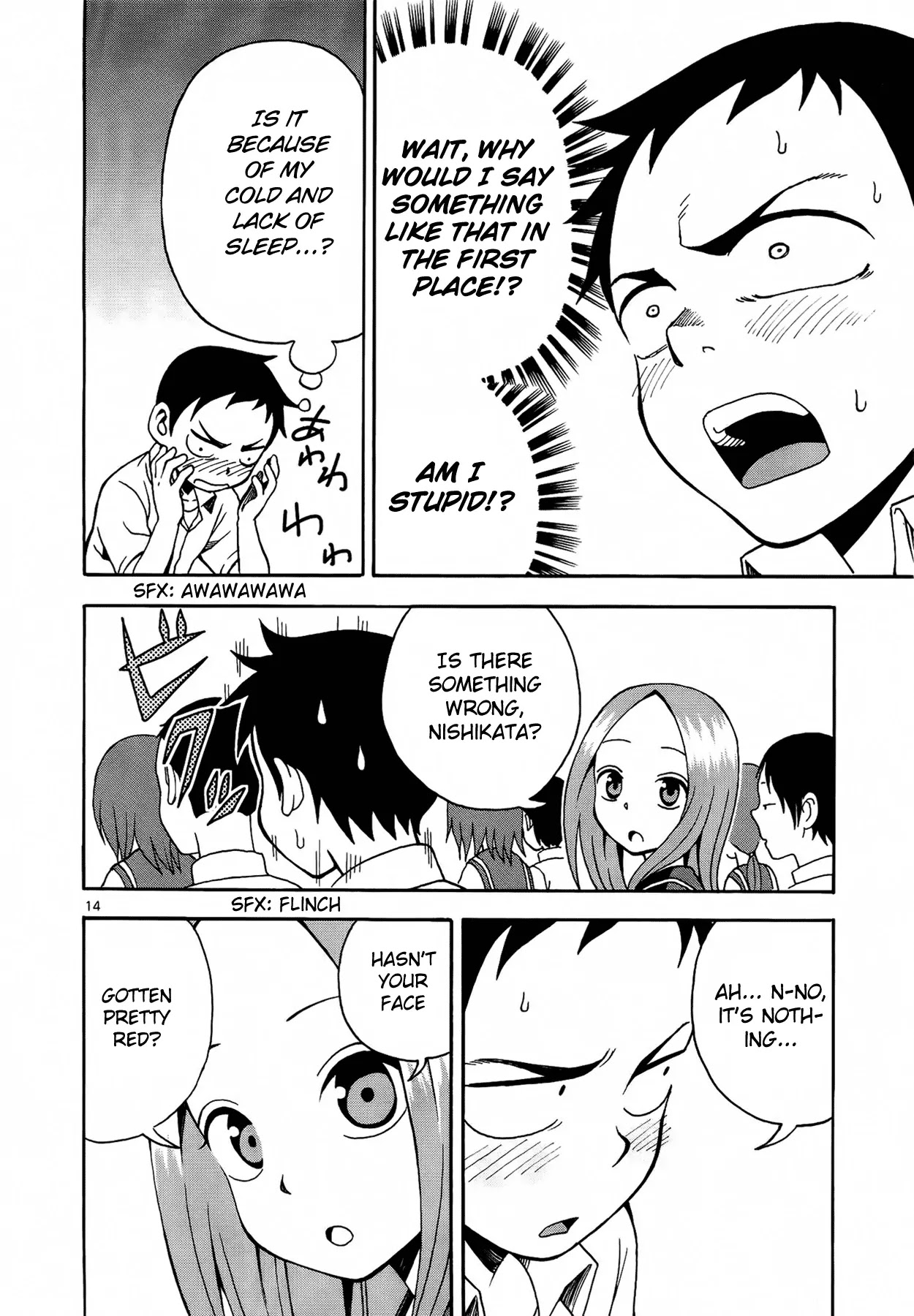 Karakai Jouzu no Takagi-san Chapter 8 page 15 - Chapter 8: Cold