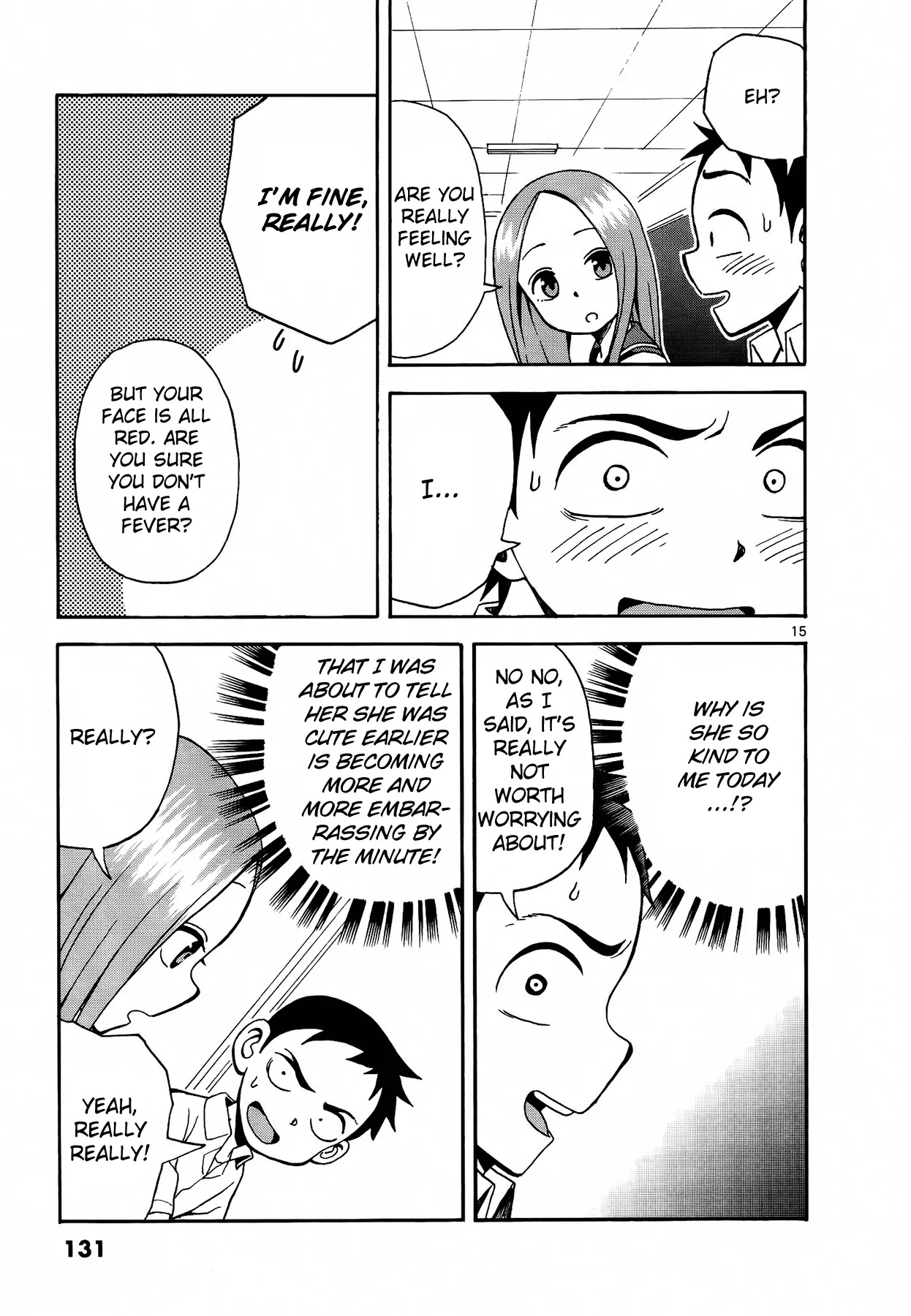 Karakai Jouzu no Takagi-san Chapter 8 page 16 - Chapter 8: Cold